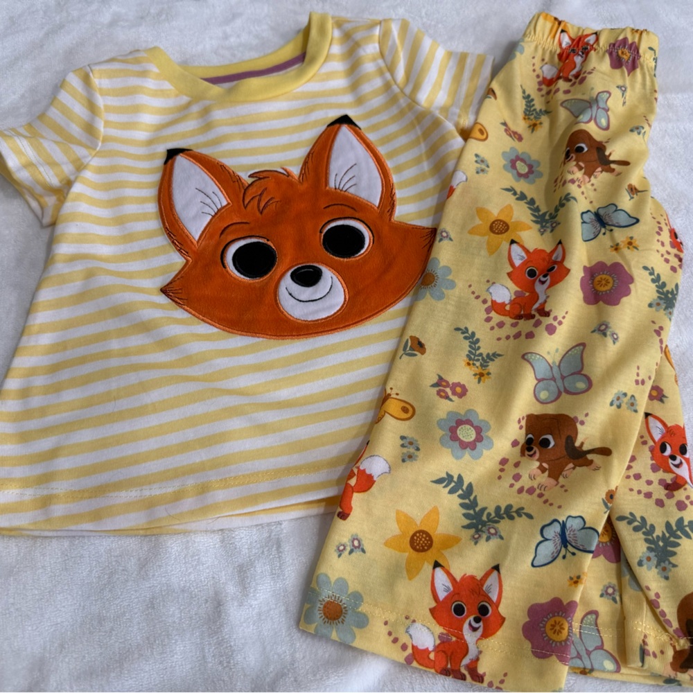 ❤️Disney Fox and hound PJ set